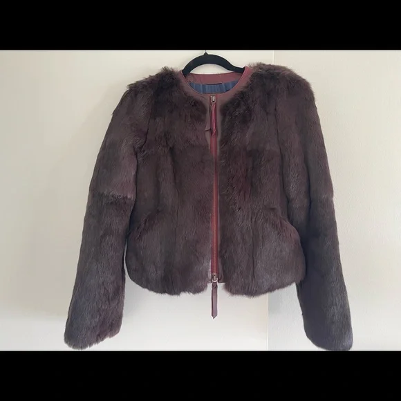 Hugo Boss real rabbit fur winter jacket, size S